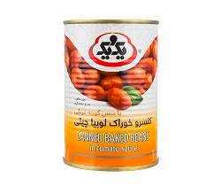 یک و یک کنسرو لوبیا چیتی با سس 420گرم